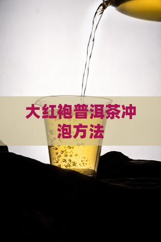 大红袍普洱茶怎么冲泡