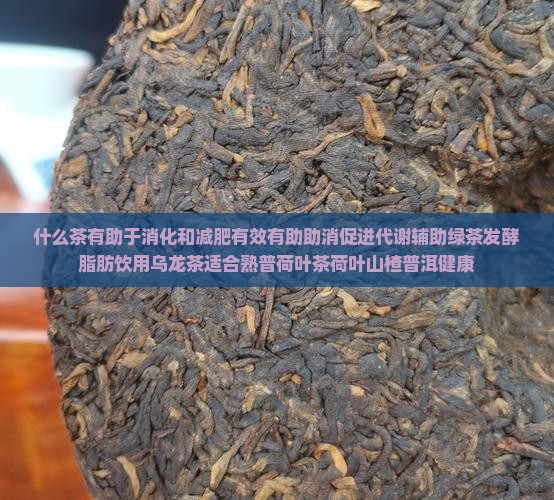 什么茶有助于消化和减肥