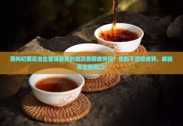 黑枸杞菊花泡生普洱茶