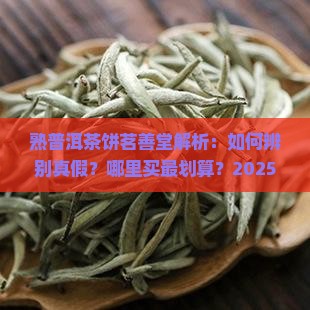 熟普洱茶饼茗善堂