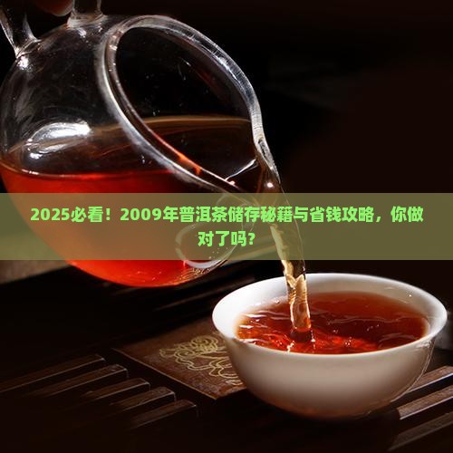 2009年普洱茶怎么储存