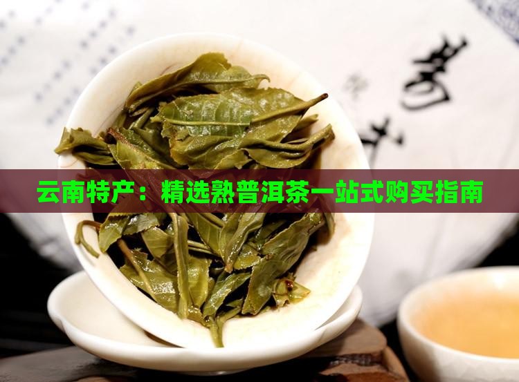 云南特产：精选熟普洱茶一站式购买指南