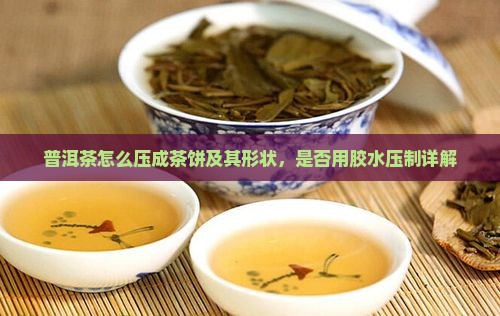 普洱茶怎么压成茶饼及其形状，是否用胶水压制详解