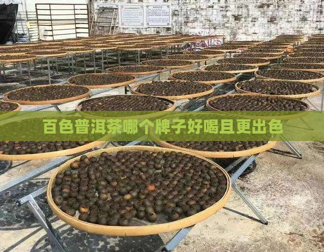 百色普洱茶哪个牌子好喝且更出色