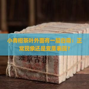 小青柑茶叶外面有一层白霜：正常现象还是变质表现？