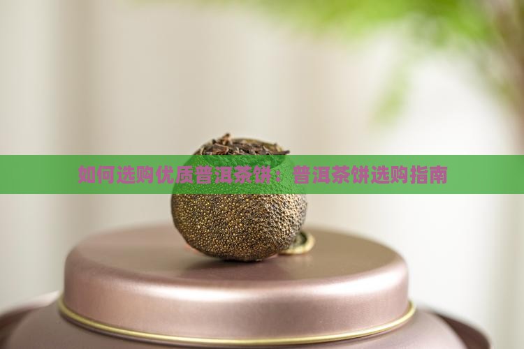 如何选购优质普洱茶饼：普洱茶饼选购指南