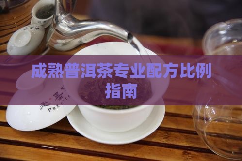 成熟普洱茶专业配方比例指南