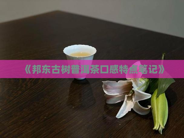 《邦东古树普洱茶口感特点笔记》