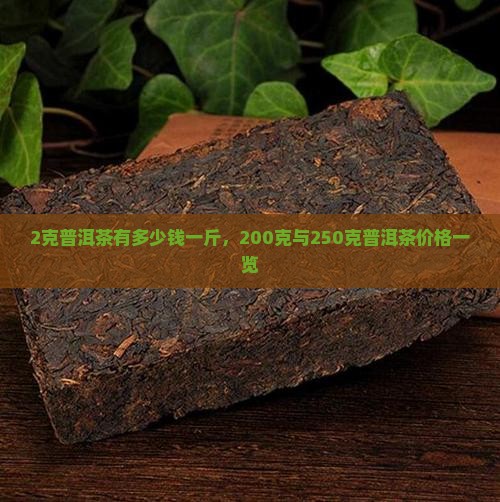 2克普洱茶有多少钱一斤，200克与250克普洱茶价格一览