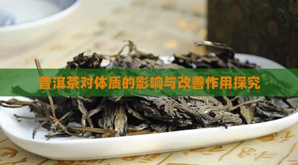 普洱茶对体质的影响与改善作用探究