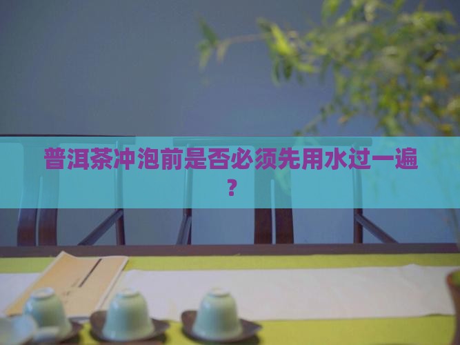 普洱茶冲泡前是否必须先用水过一遍？