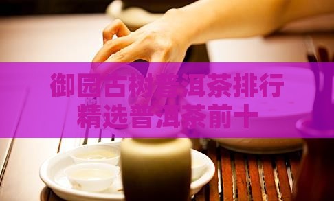 御园古树普洱茶排行精选普洱茶前十