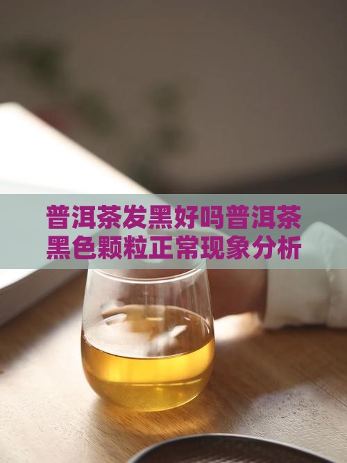 普洱茶发黑好吗普洱茶黑色颗粒正常现象分析