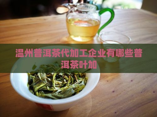 温州普洱茶代加工企业有哪些普洱茶叶加