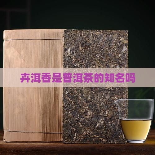 卉洱香是普洱茶的知名吗