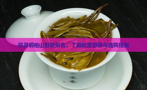 探寻桐柏山野茶排名，了解优质野茶与选购指南