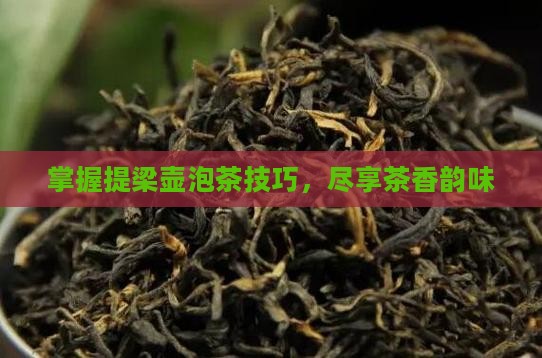 掌握提梁壶泡茶技巧，尽享茶香韵味