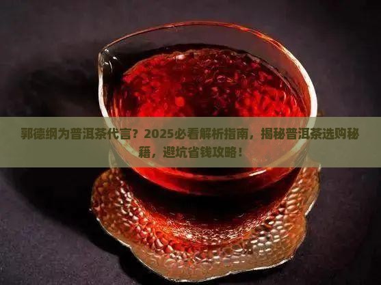 郭德纲为普洱茶代言