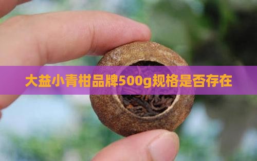 大益茶小青柑有500g的吗