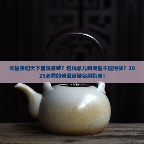 天福茶和天下普洱茶砖