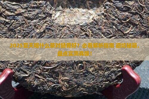 夏天喝点什么茶对肠胃好