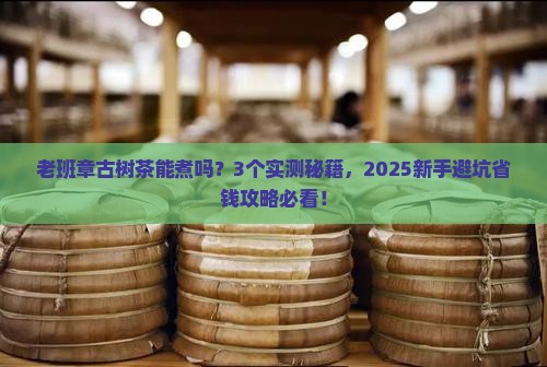 老班章古树茶可以煮吗