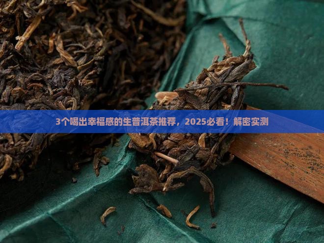 哪些好喝的生普洱茶