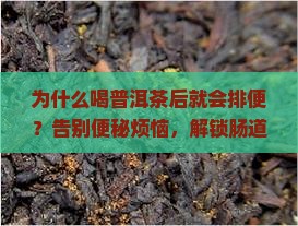 喝普洱茶后就会排便