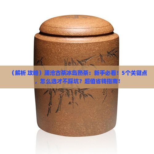 茶叶产品标准澜沧古茶冰岛熟茶