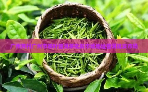 广州芳村广州市茶叶普洱茶批发市场地址普洱批发市场