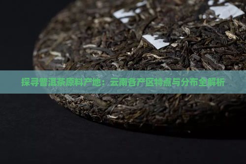 探寻普洱茶原料产地：云南各产区特点与分布全解析