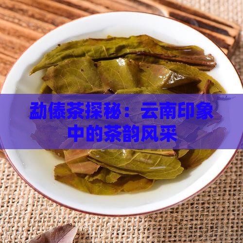 勐傣茶探秘：云南印象中的茶韵风采