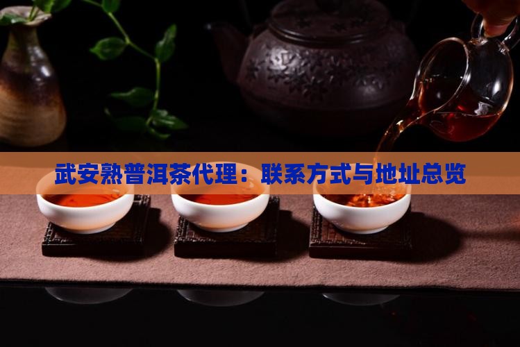 武安熟普洱茶代理:联系方式与地址总览 武安熟普洱茶代理:联系方式与地址总览