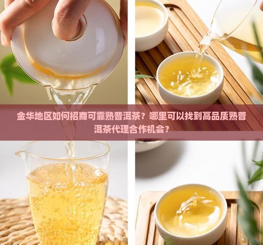 金华地区如何招商可靠熟普洱茶？哪里可以找到高品质熟普洱茶代理合作机会？