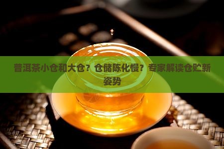 普洱茶小仓和大仓？仓储陈化慢？专家解读仓贮新姿势