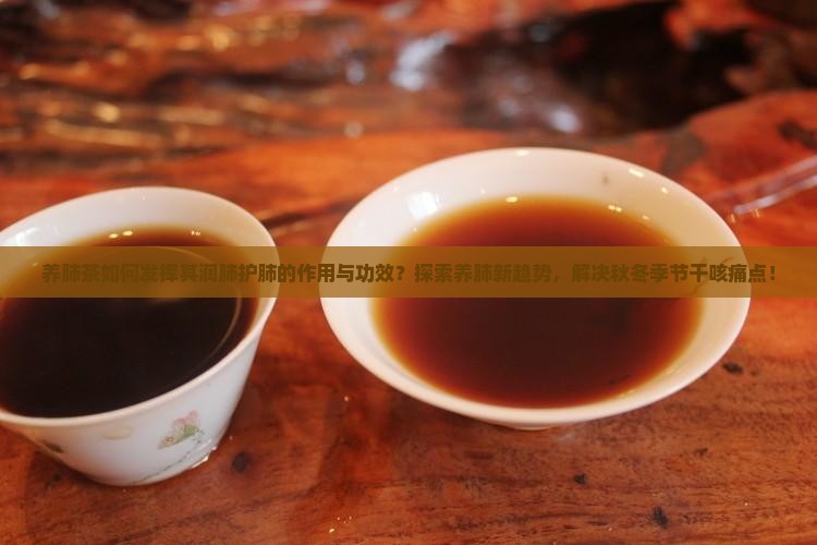 养肺茶如何发挥其润肺护肺的作用与功效？探索养肺新趋势，解决秋冬季节干咳痛点！