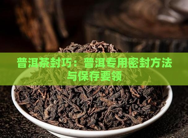普洱茶封巧：普洱专用密封方法与保存要领