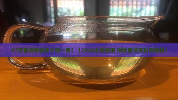 07年普洱茶值多少钱一克