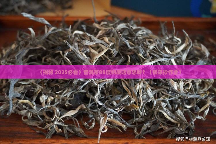 普洱茶88度什么意思呀