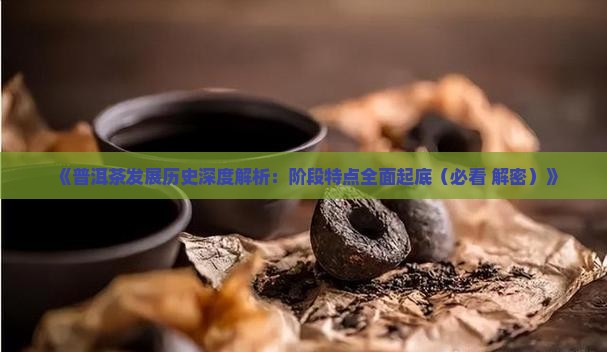 普洱茶发展历史阶段的特点