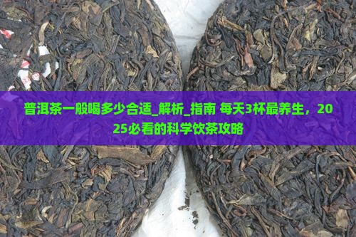 普洱茶一般喝多少合适