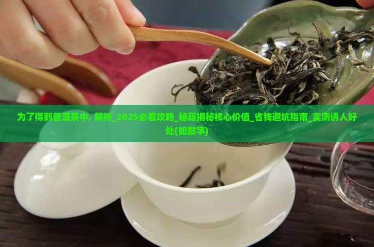 为了得到普洱茶中