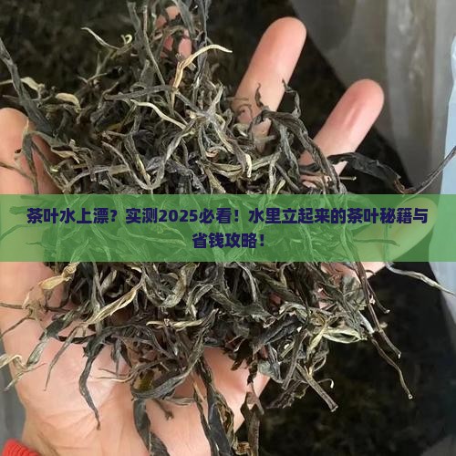 在水里立起来的茶叶