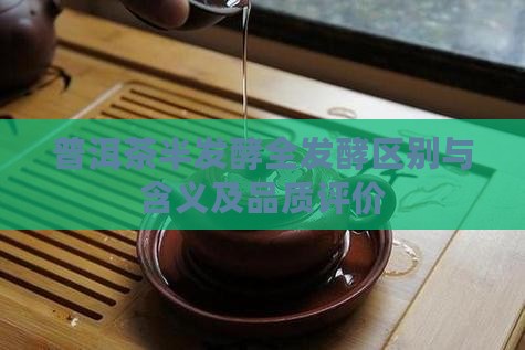普洱茶半发酵全发酵
