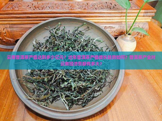 云南普洱茶产值达到多少亿元？近年普洱茶产值增长趋势如何？普洱茶产业对云南经济贡献有多大？