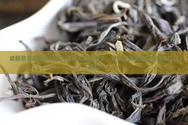 成都普洱茶渠道加盟：查询加盟费多少，古树普洱茶加盟信息与广告推广