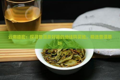 云南德宏：探寻普洱茶好喝的绝佳购买地，精选普洱茶叶