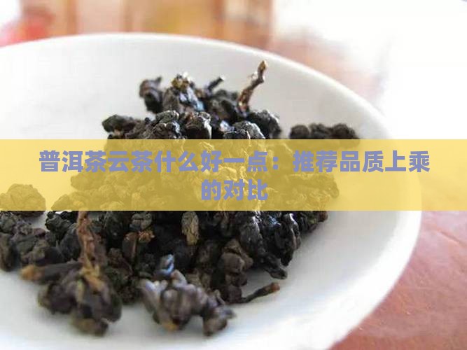 普洱茶云茶什么好一点：推荐品质上乘的对比