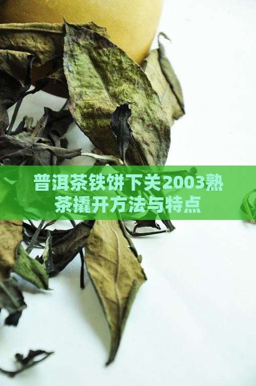 普洱茶铁饼下关2003熟茶撬开方法与特点