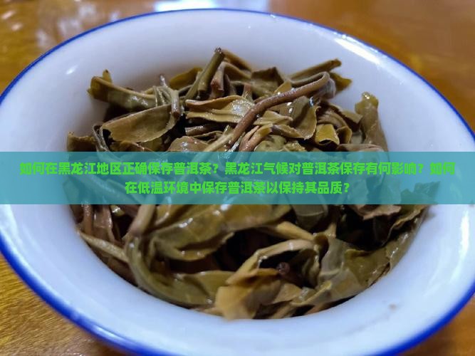 如何在黑龙江地区正确保存普洱茶？黑龙江气候对普洱茶保存有何影响？如何在低温环境中保存普洱茶以保持其品质？
